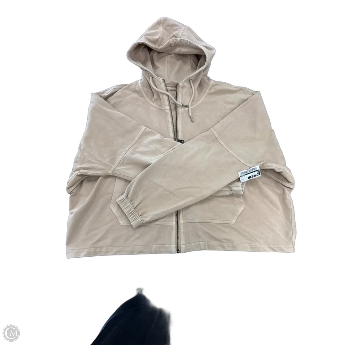 Top Long Sleeve By Mono B In Tan, Size: L