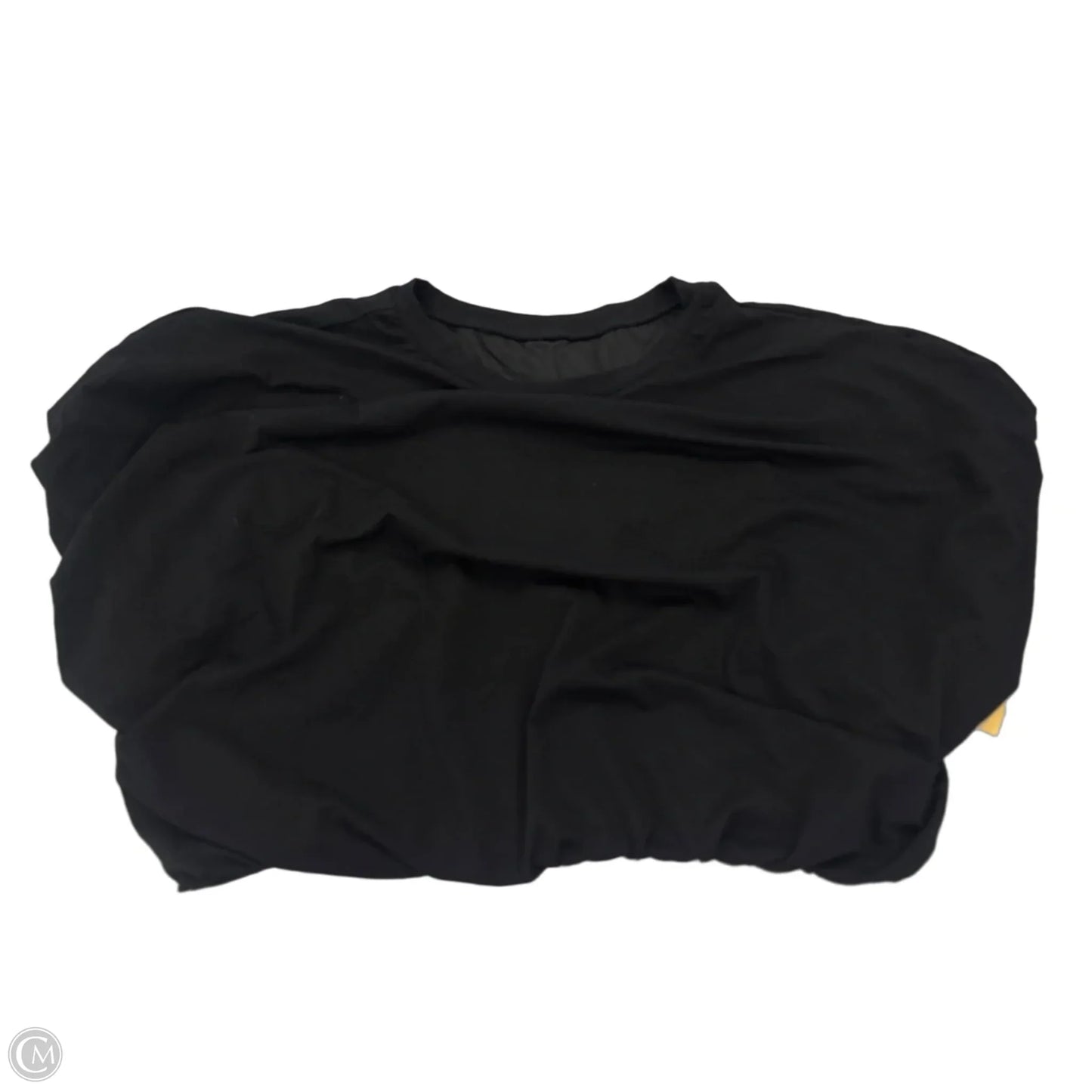Top Short Sleeve By Cmf In Black, Size: L