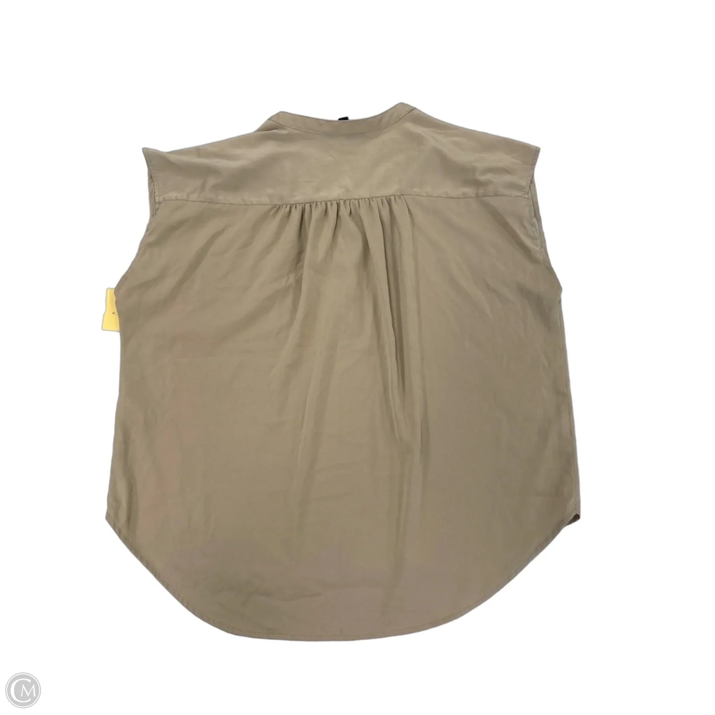 Top Sleeveless By Banana Republic In Tan, Size: M