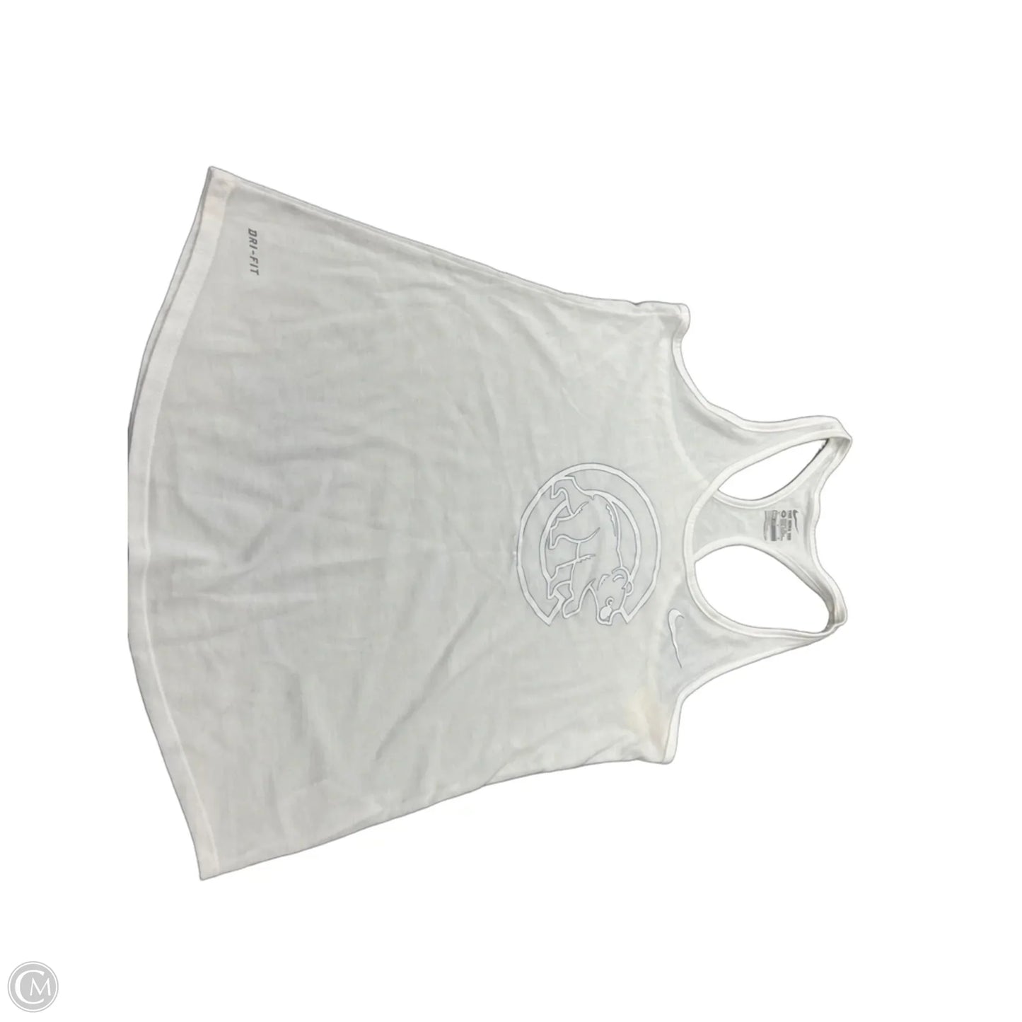 Tank Top By Nike In White, Size: M
