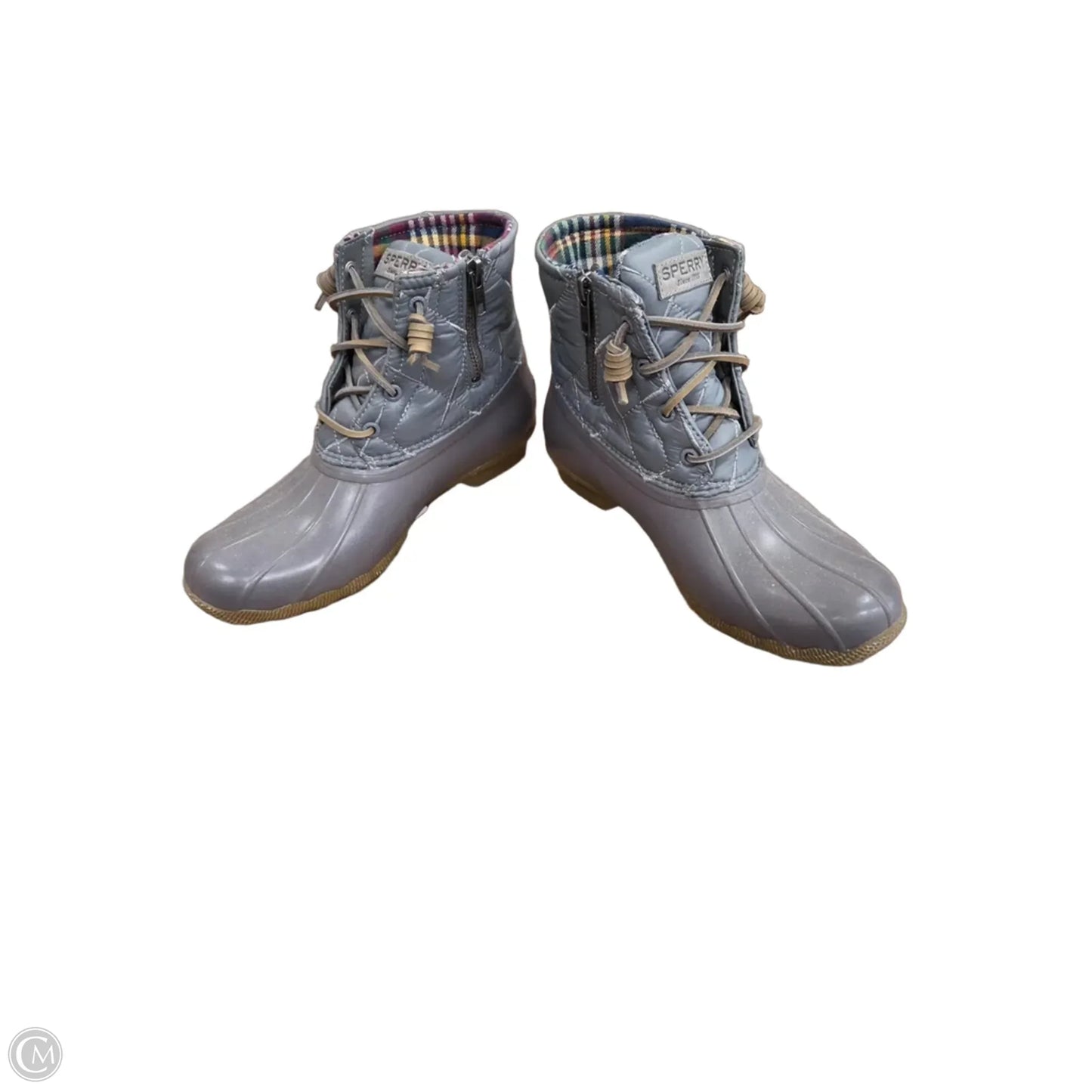 Boots Rain By Sperry In Silver, Size: 7.5