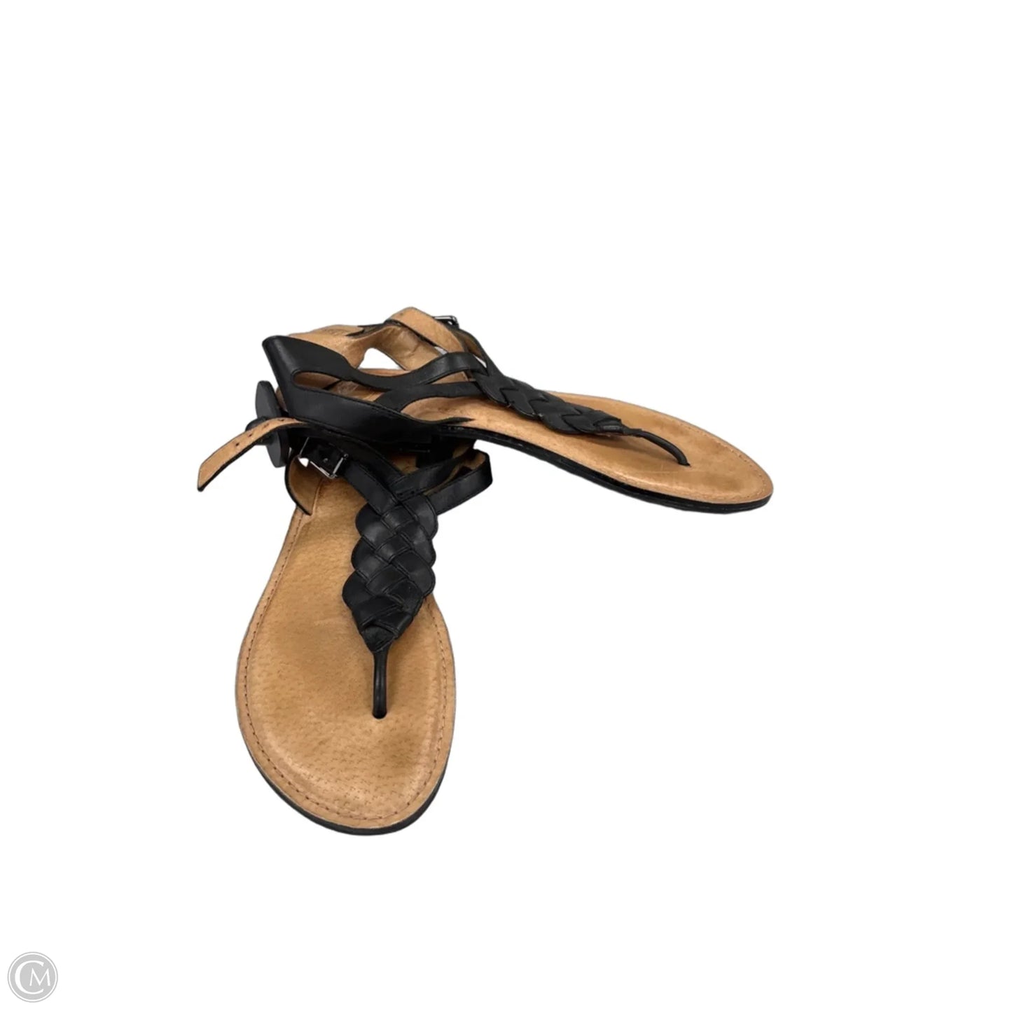 Sandals Flats By Nurture In Black, Size: 9.5