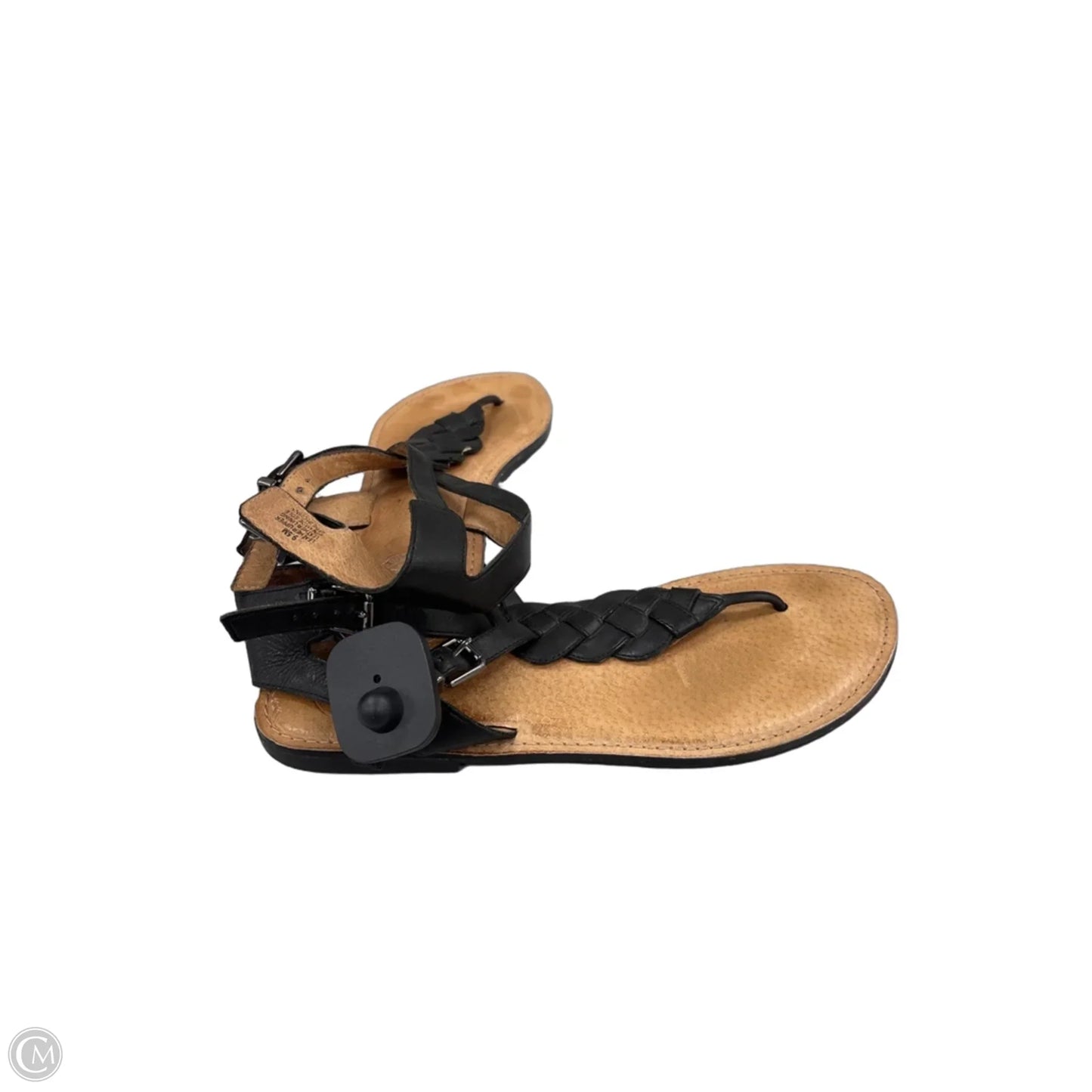 Sandals Flats By Nurture In Black, Size: 9.5