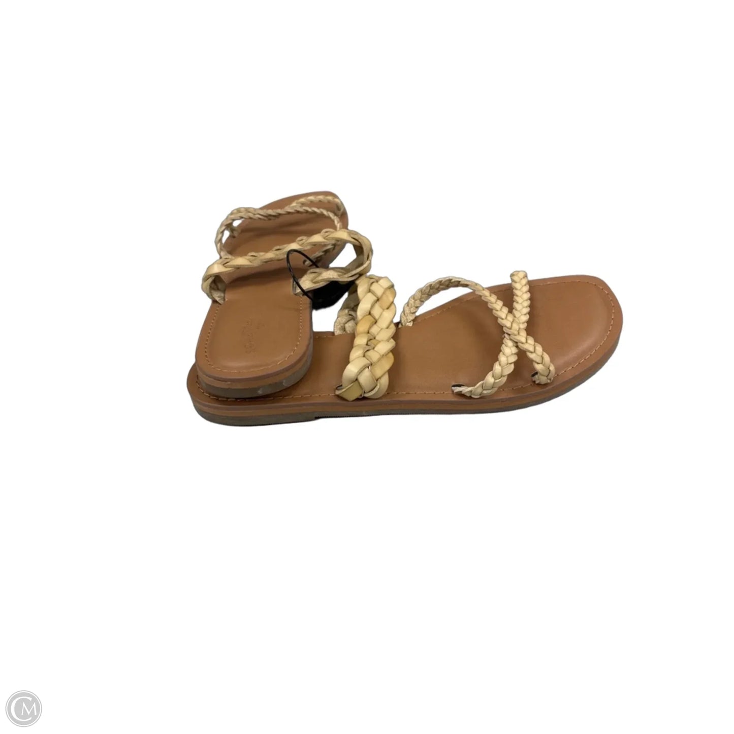 Sandals Flats By Universal Thread In Tan, Size: 9.5