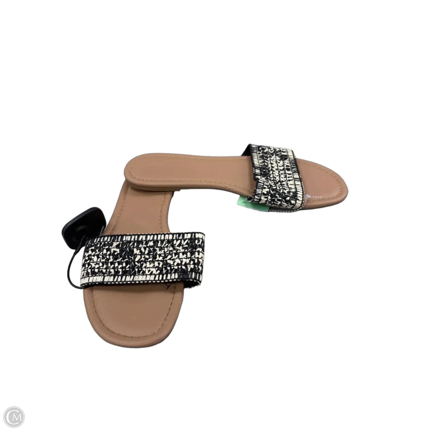 Sandals Flats By Old Navy In Black & Cream, Size: 8