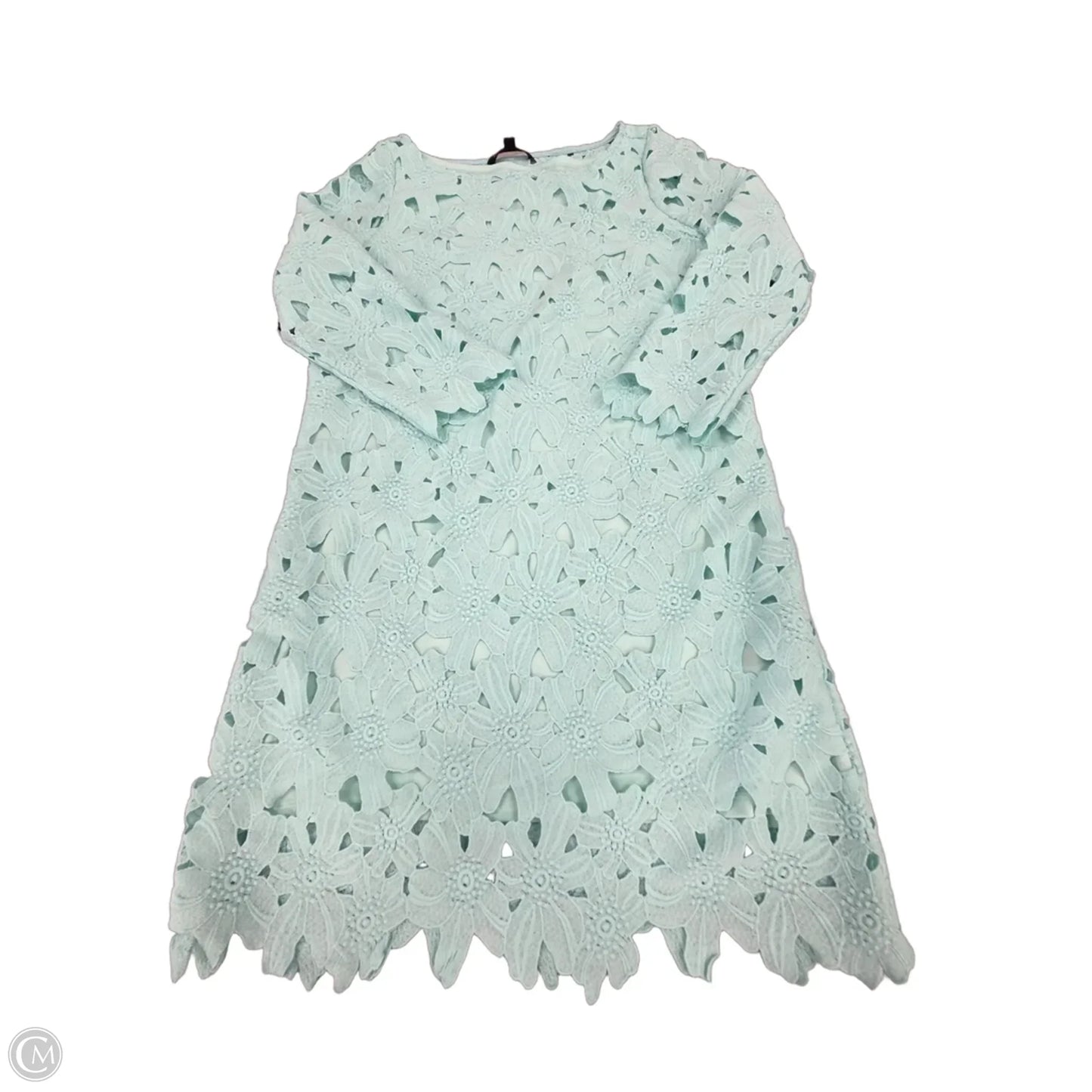Dress Casual Midi By Cmc In Teal, Size: M