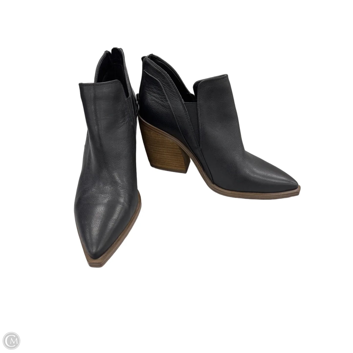 Boots Ankle Heels By Vince Camuto In Black, Size: 9