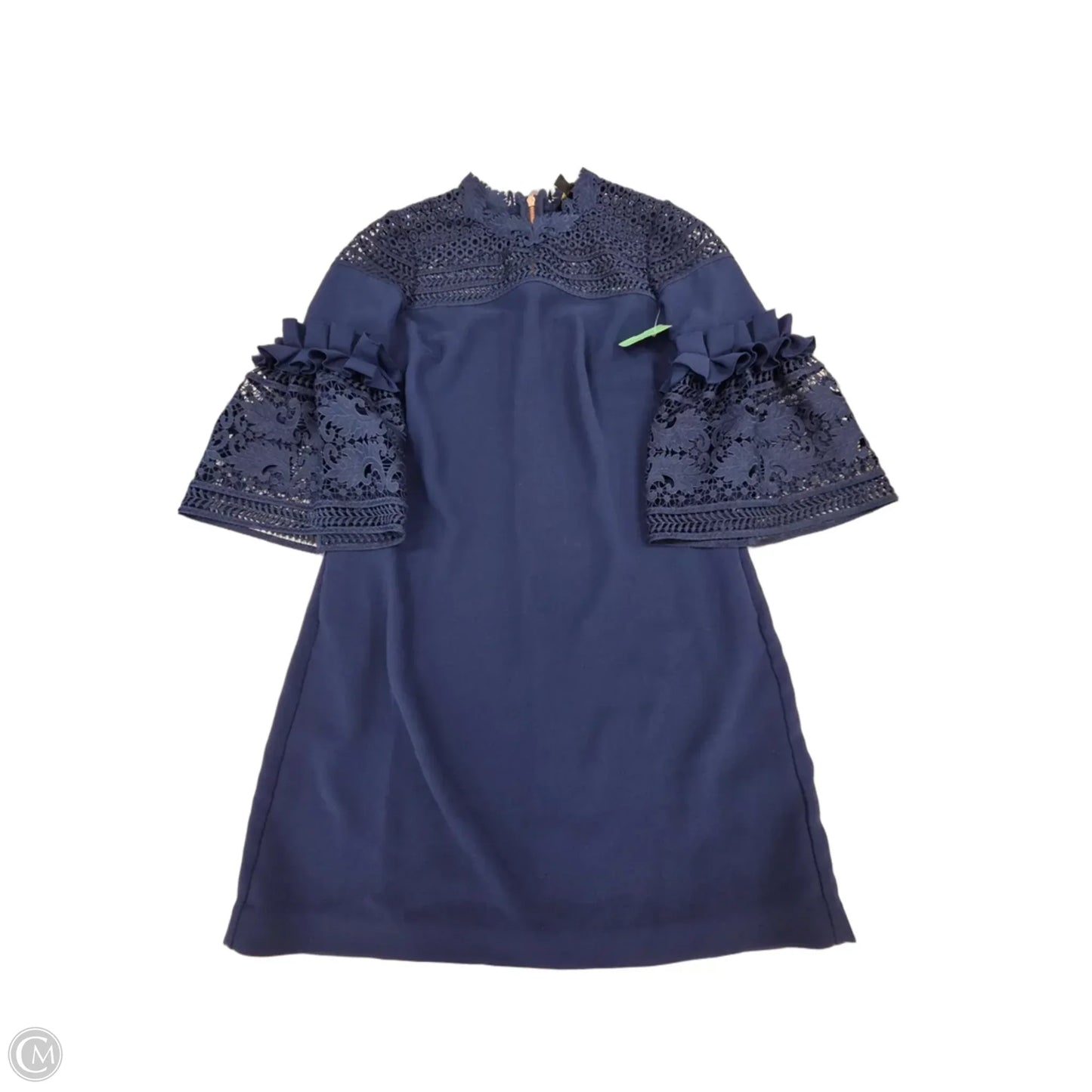 Dress Casual Midi By Ted Baker In Navy, Size: Xs