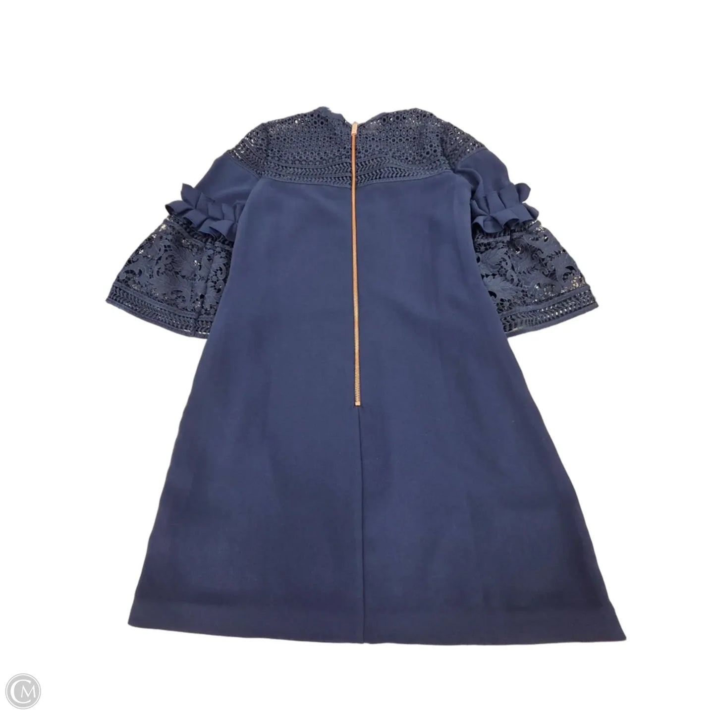 Dress Casual Midi By Ted Baker In Navy, Size: Xs
