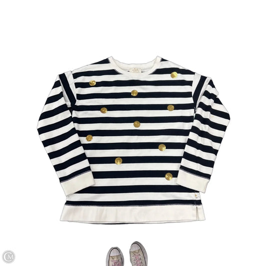 Top Long Sleeve Designer By Kate Spade In Striped Pattern, Size: Xl