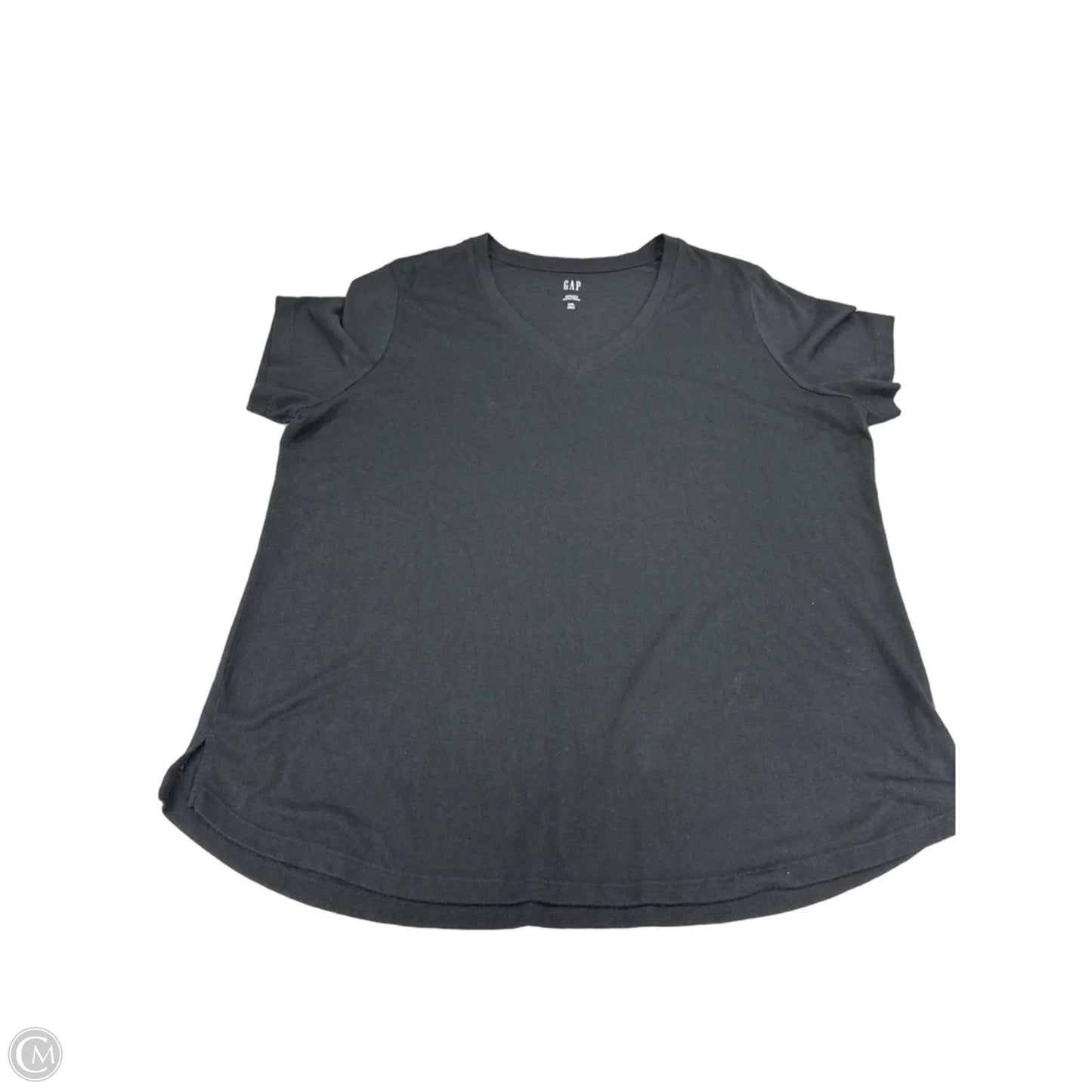 Top Short Sleeve By Gap In Black, Size: Xxl