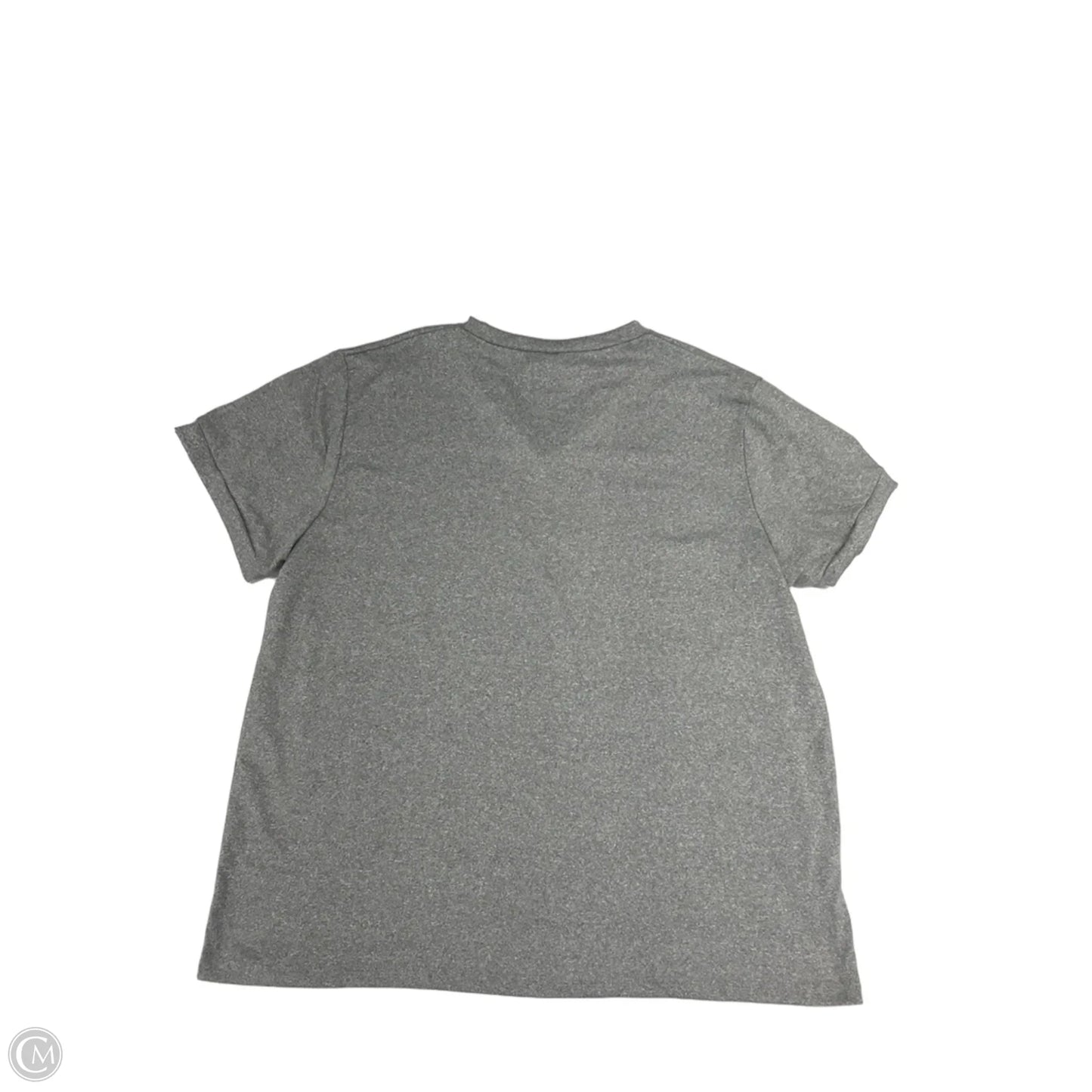 Top Short Sleeve Basic By Cmf In Grey, Size: 2x