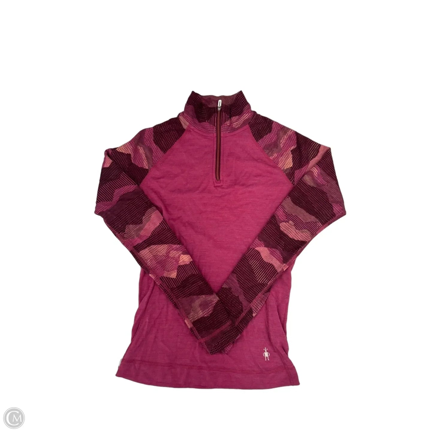 Top Long Sleeve By Smartwool In Pink, Size: S