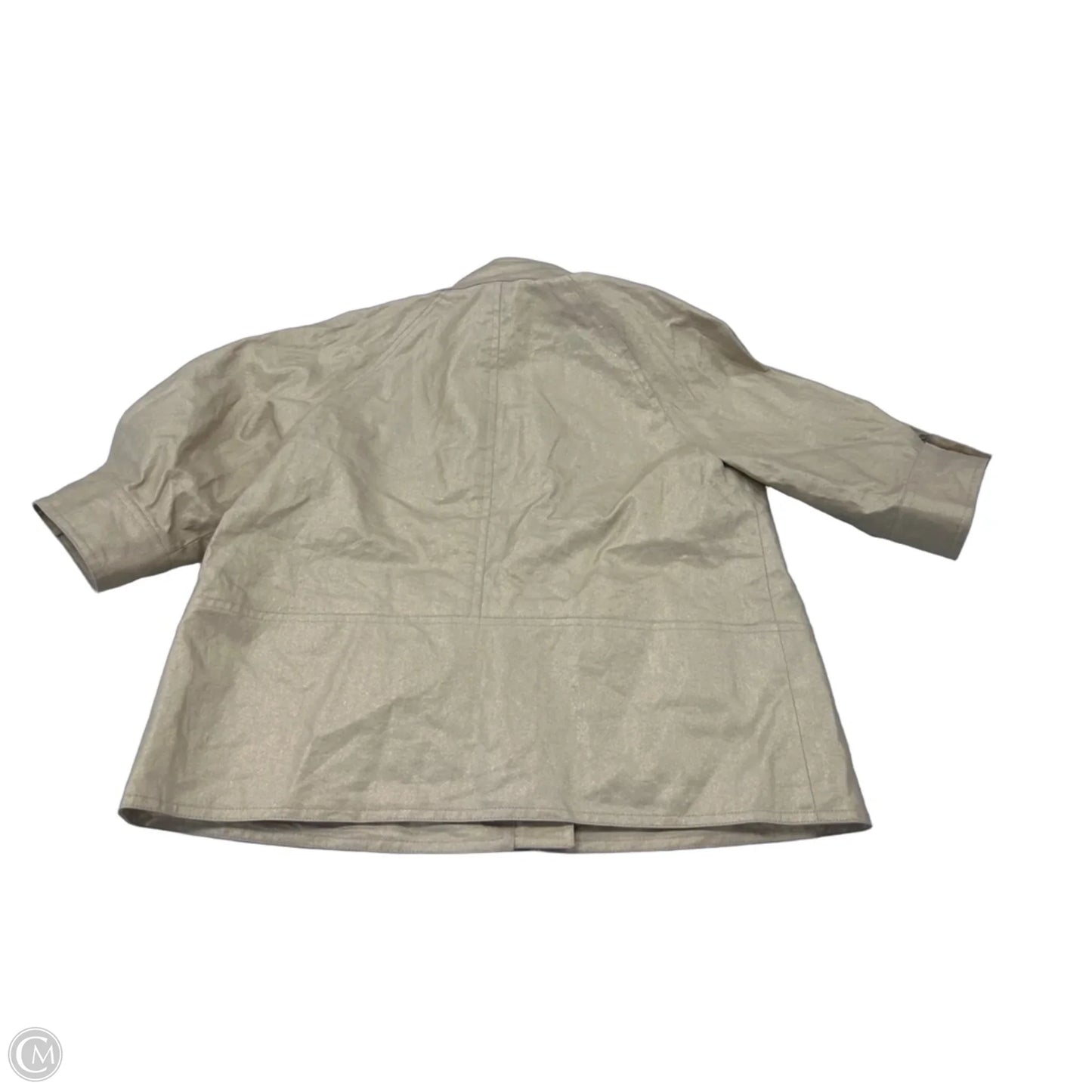 Jacket Designer By Diane Von Furstenberg In Gold, Size: Xs