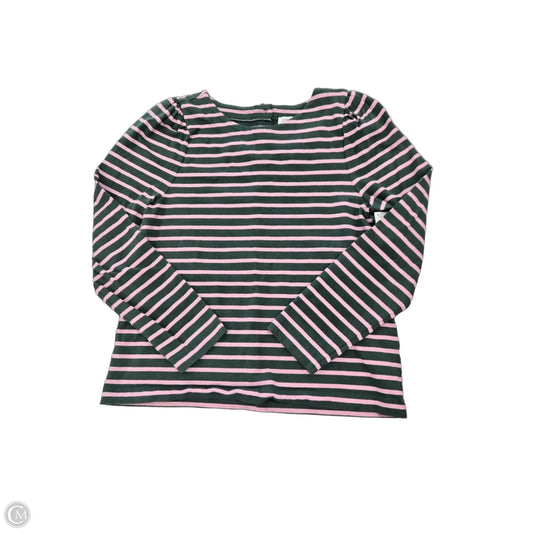 Top Long Sleeve By J. Crew In Green & Pink, Size: S
