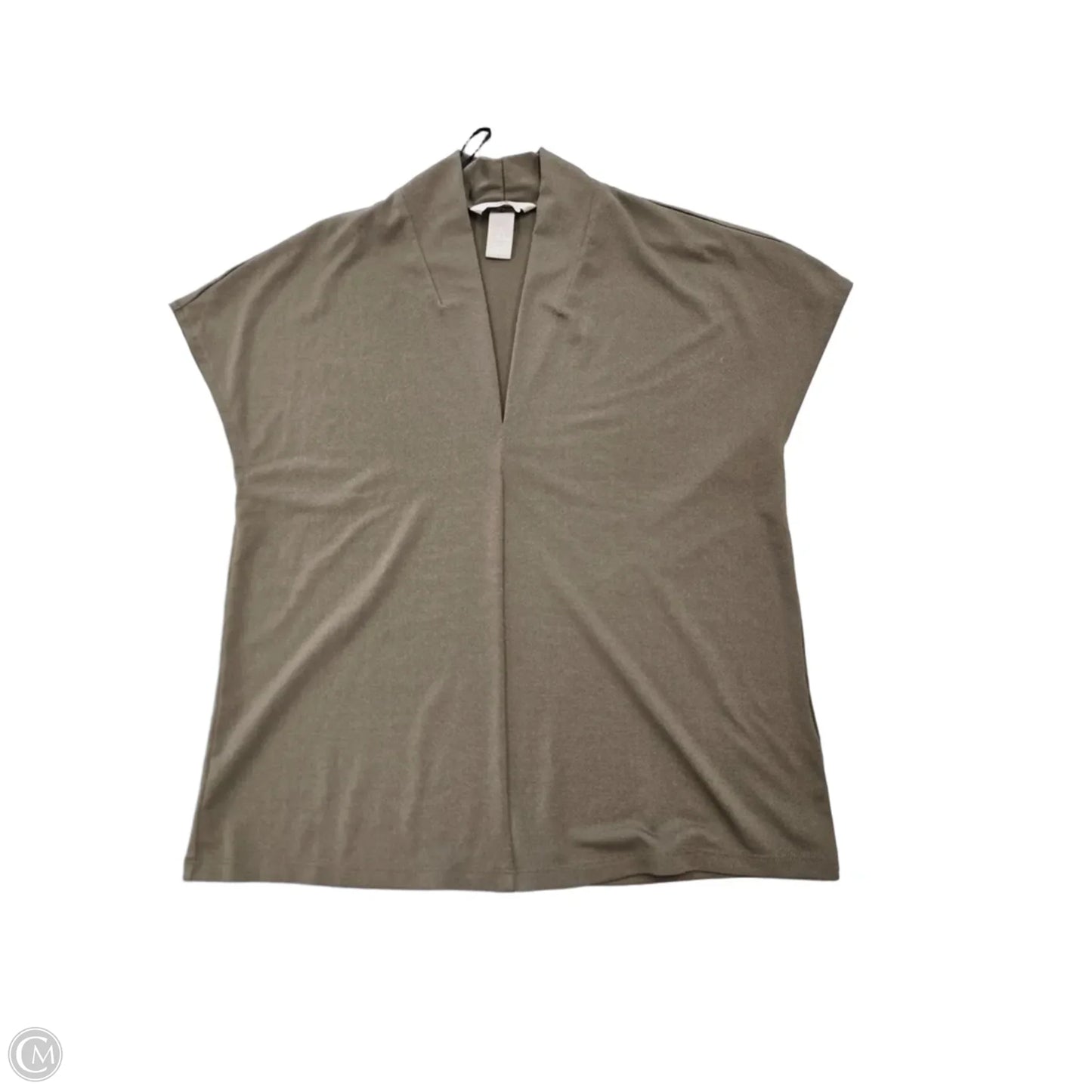 Blouse Sleeveless By H&m In Green, Size: S