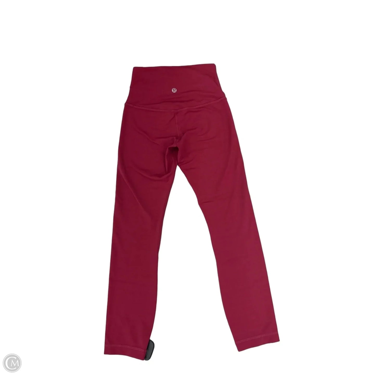 Athletic Leggings By Lululemon In Red, Size: 2