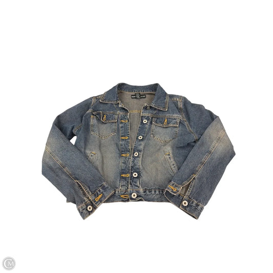 Jacket Denim By Express In Blue Denim, Size: M