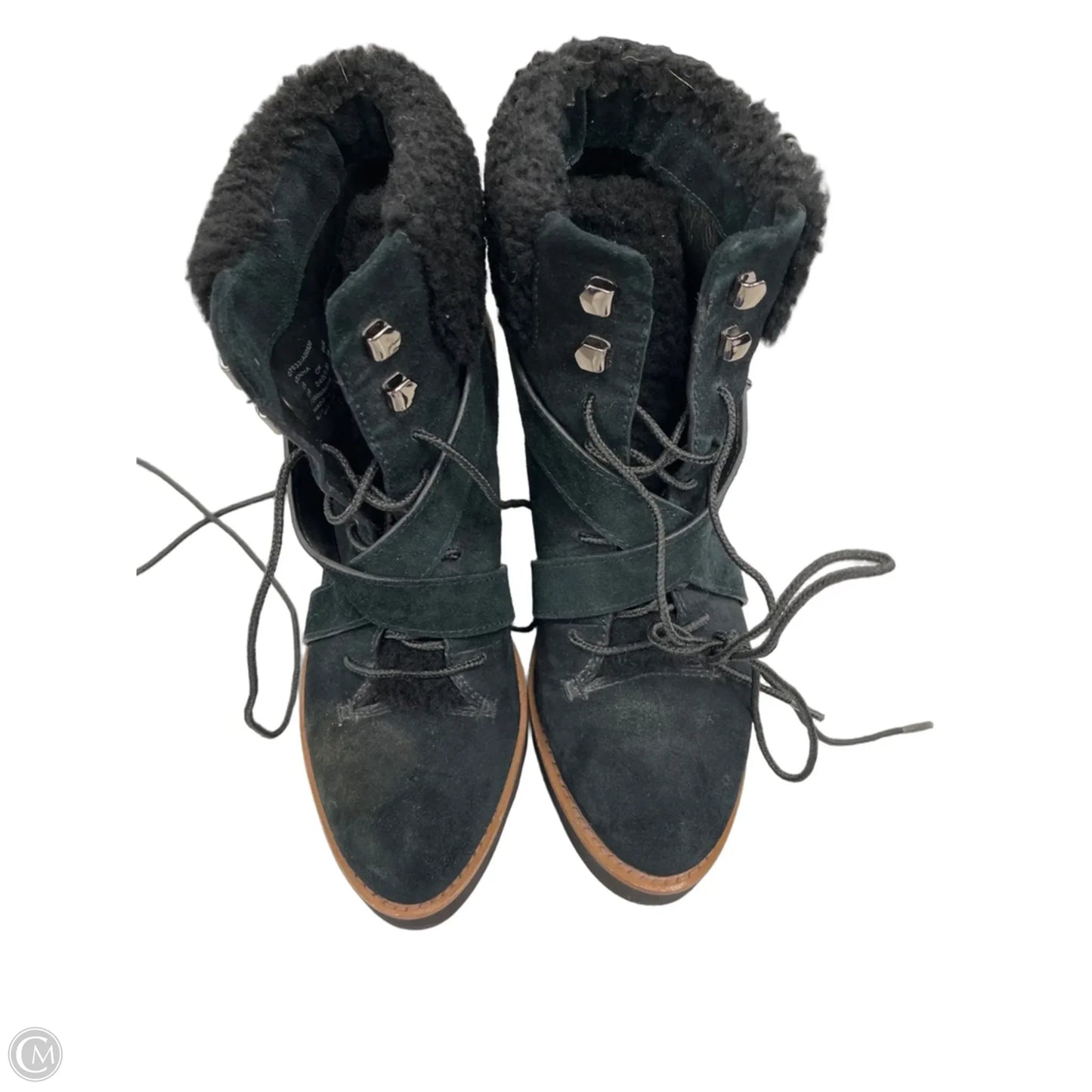 Boots Designer By Coach In Black, Size: 8