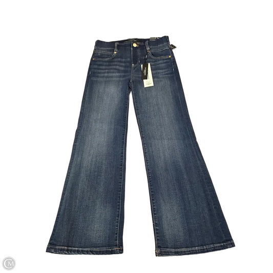 Jeans Straight By Liverpool In Blue Denim, Size: 4