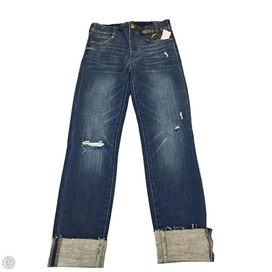 Jeans Skinny By Liverpool In Blue Denim, Size: 4