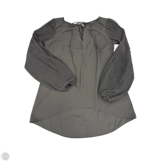 Top Long Sleeve By White House Black Market In Black, Size: S