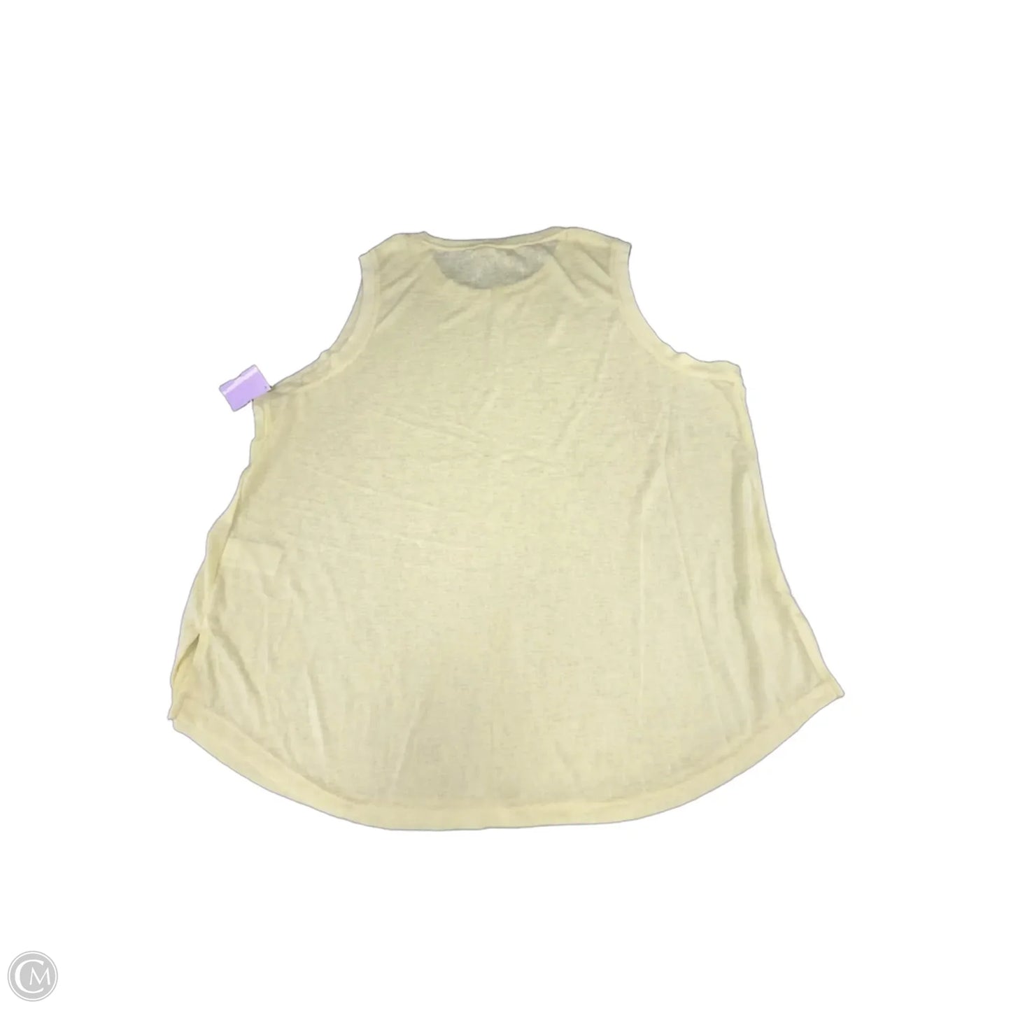 Tank Top By Athleta In Yellow, Size: 2x