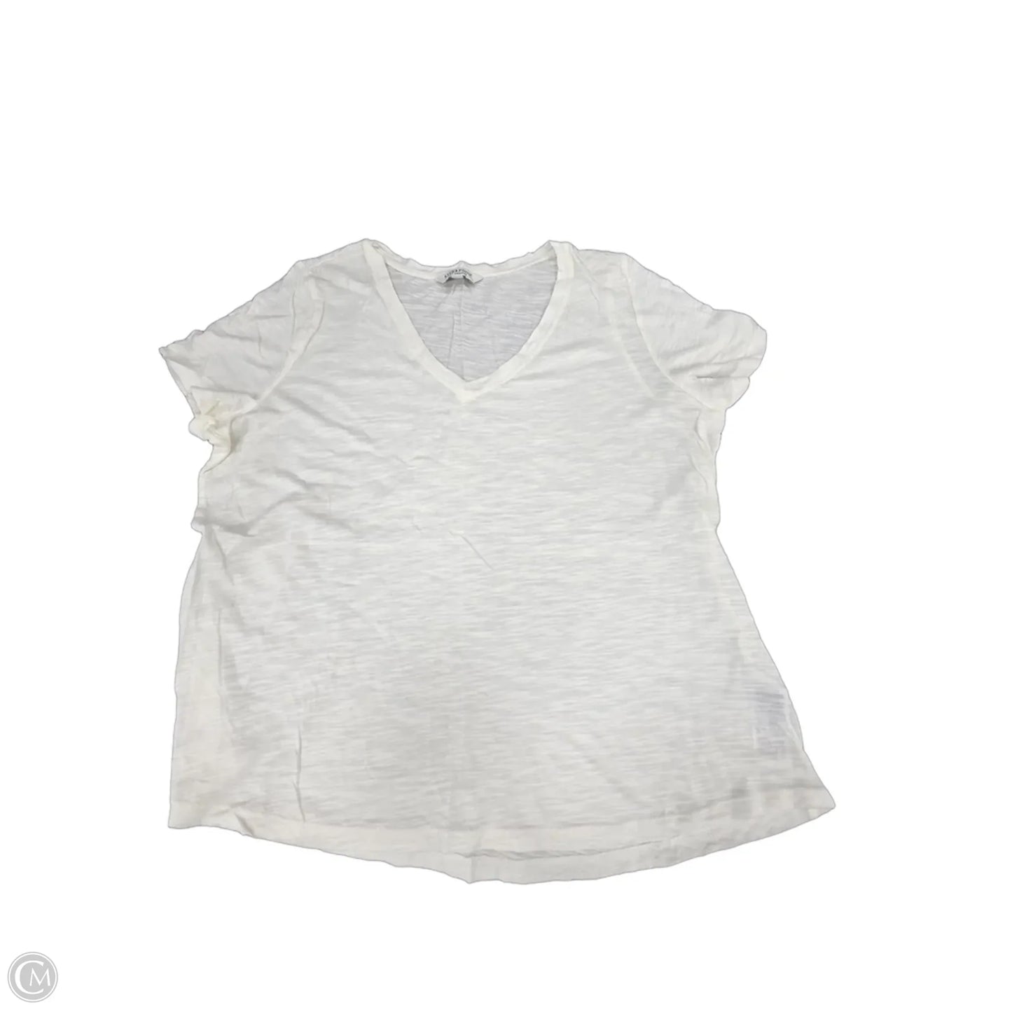 Top Short Sleeve Basic By Liverpool In Cream, Size: 2x