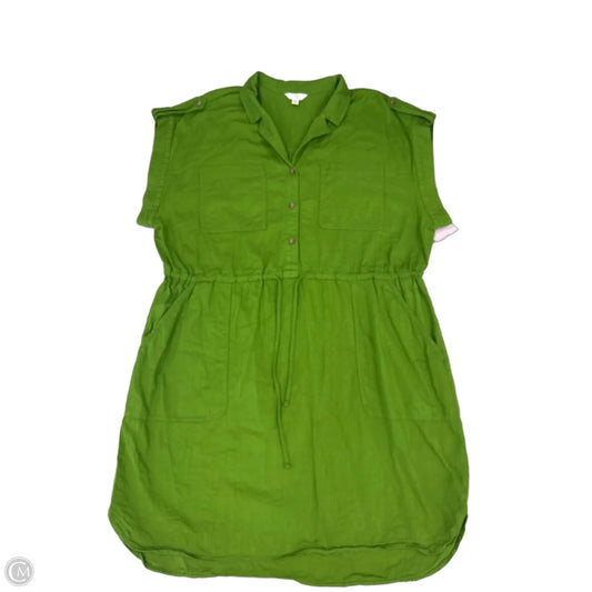 Dress Casual Short By Time And Tru In Green, Size: Xxl