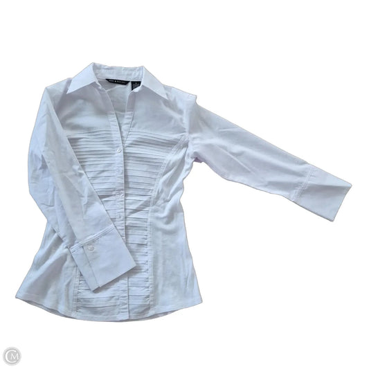 Top Long Sleeve By Zac And Rachel In White, Size: S