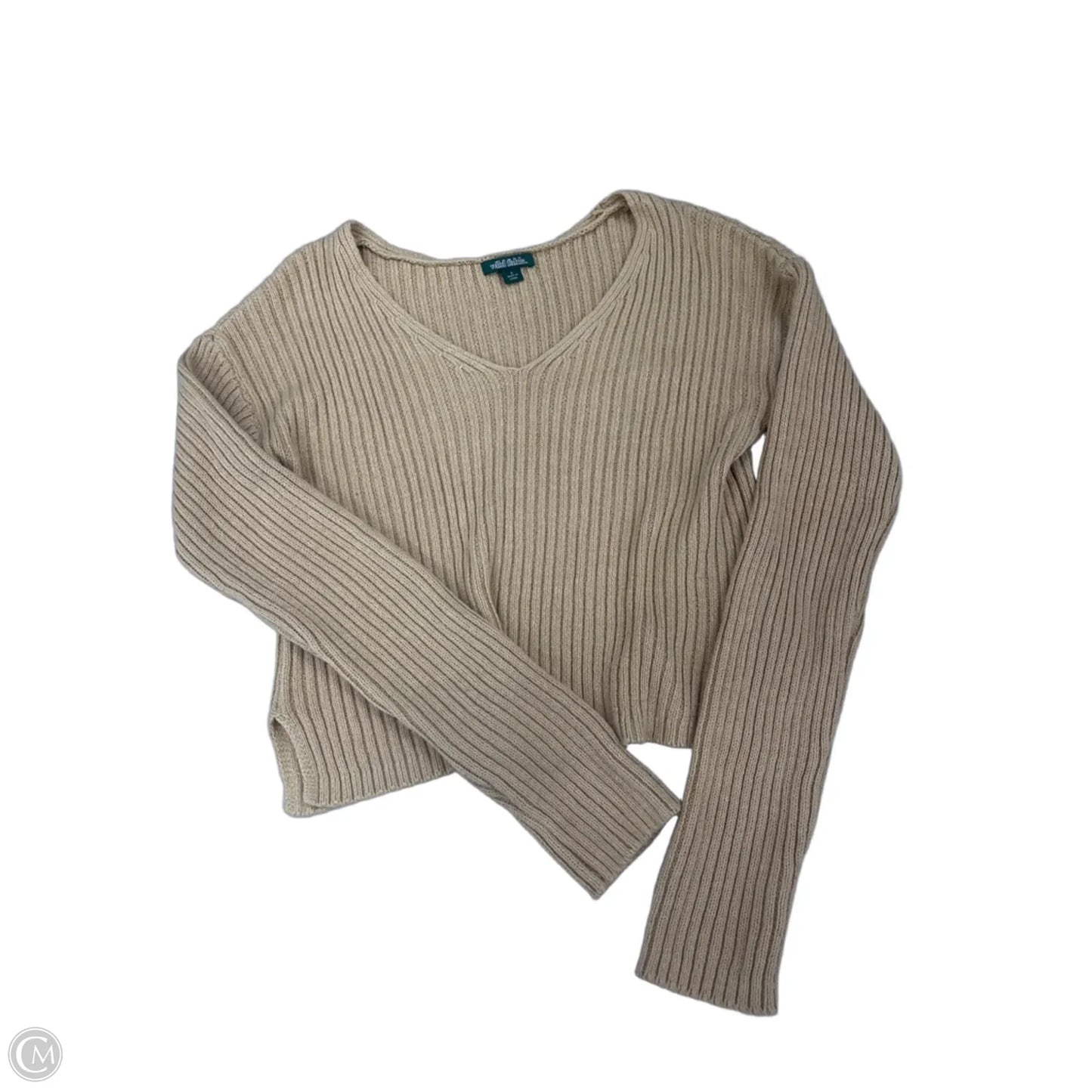 Sweater By Wild Fable In Tan, Size: S