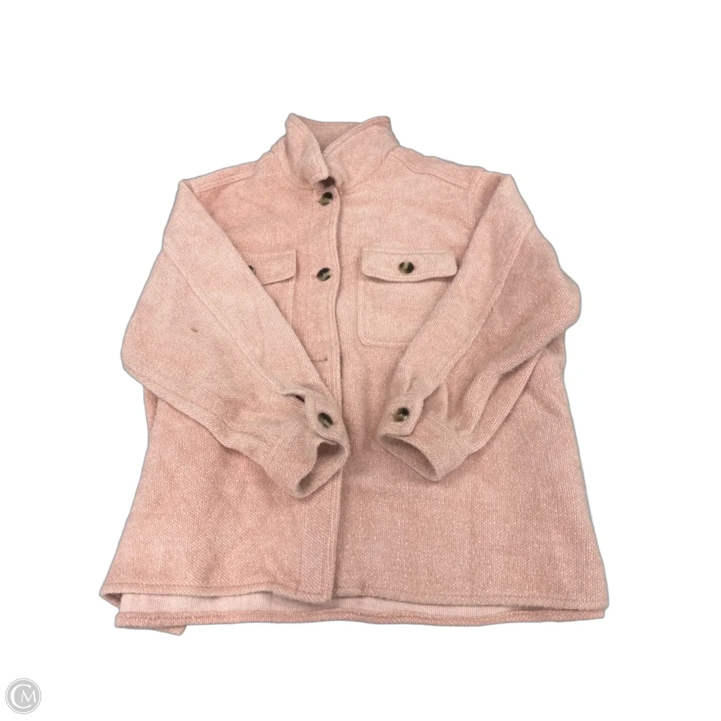 Jacket Shirt By Old Navy In Pink, Size: 2x