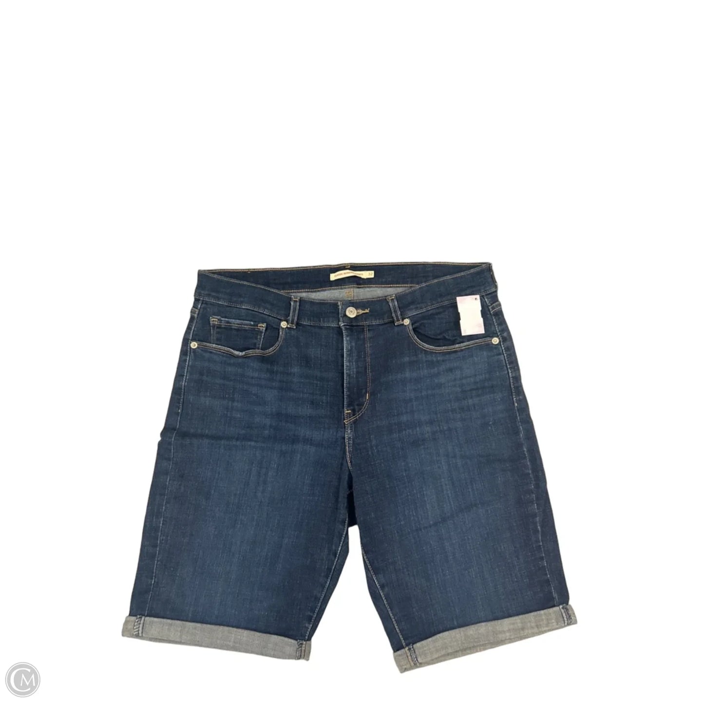 Shorts By Levis In Blue Denim, Size: 14