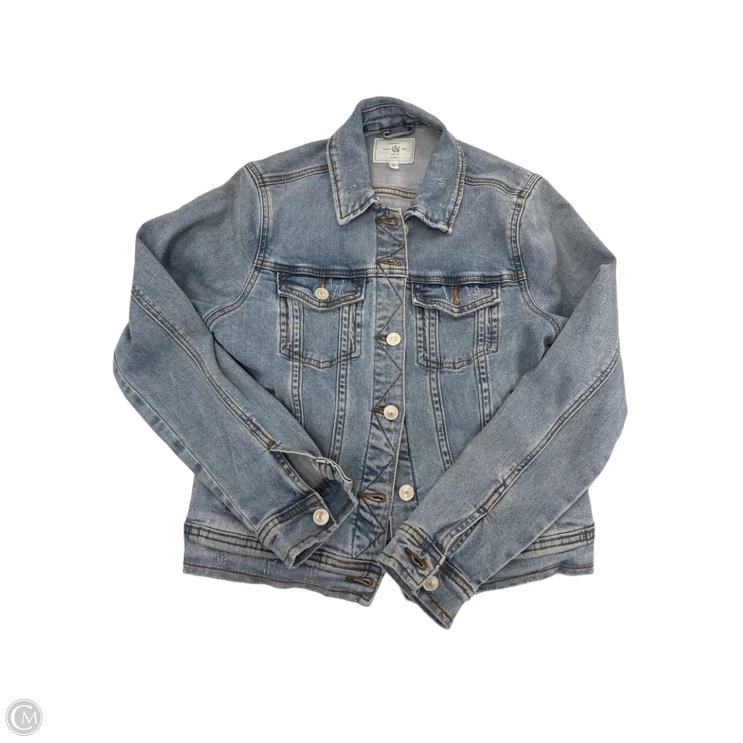 Jacket Denim By Cme In Blue Denim, Size: S