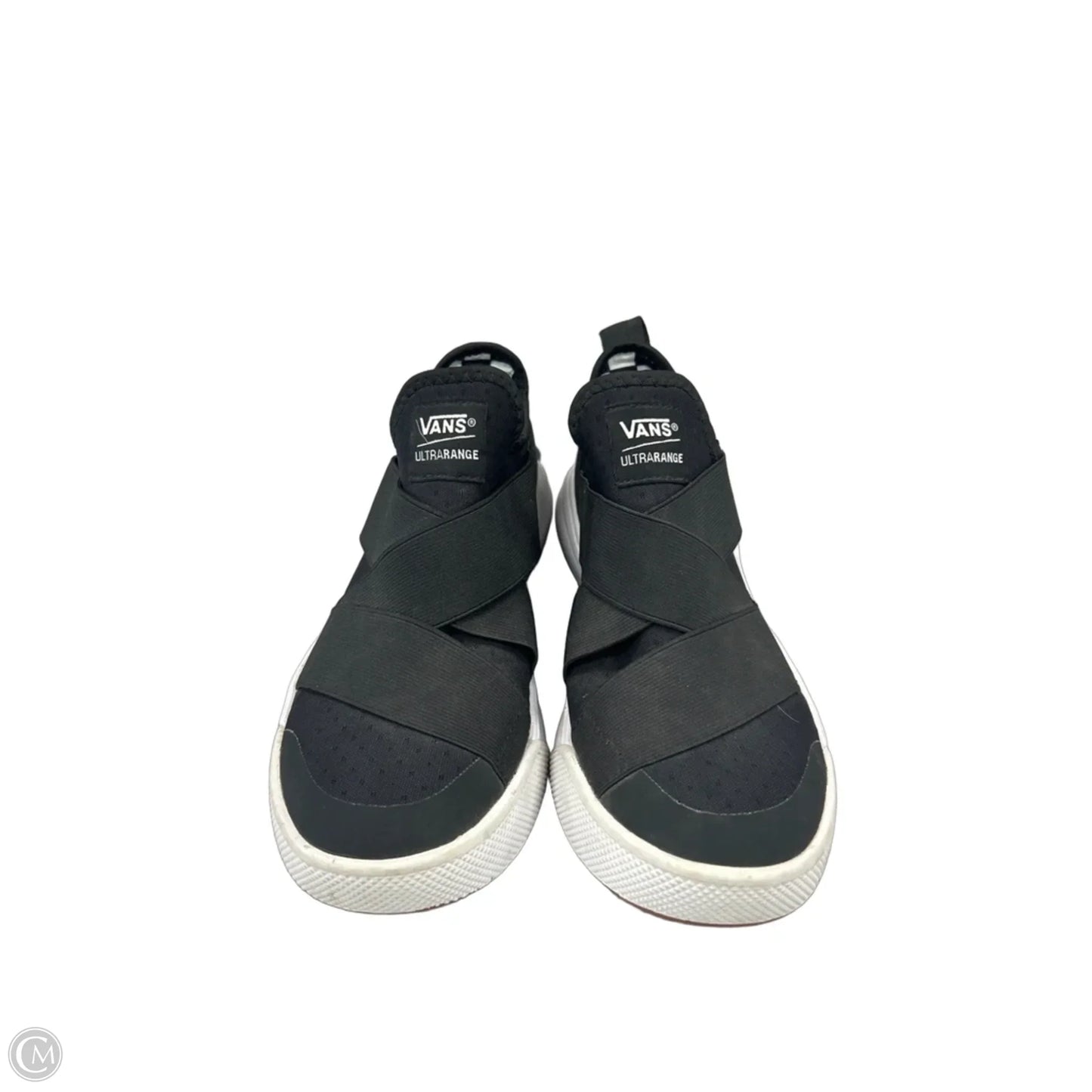 Shoes Flats By Vans In Black, Size: 6.5