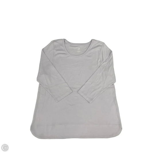 Top Long Sleeve By J. Jill In Purple, Size: L
