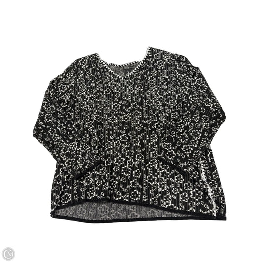 Top Long Sleeve By Cmc In Black, Size: Xl