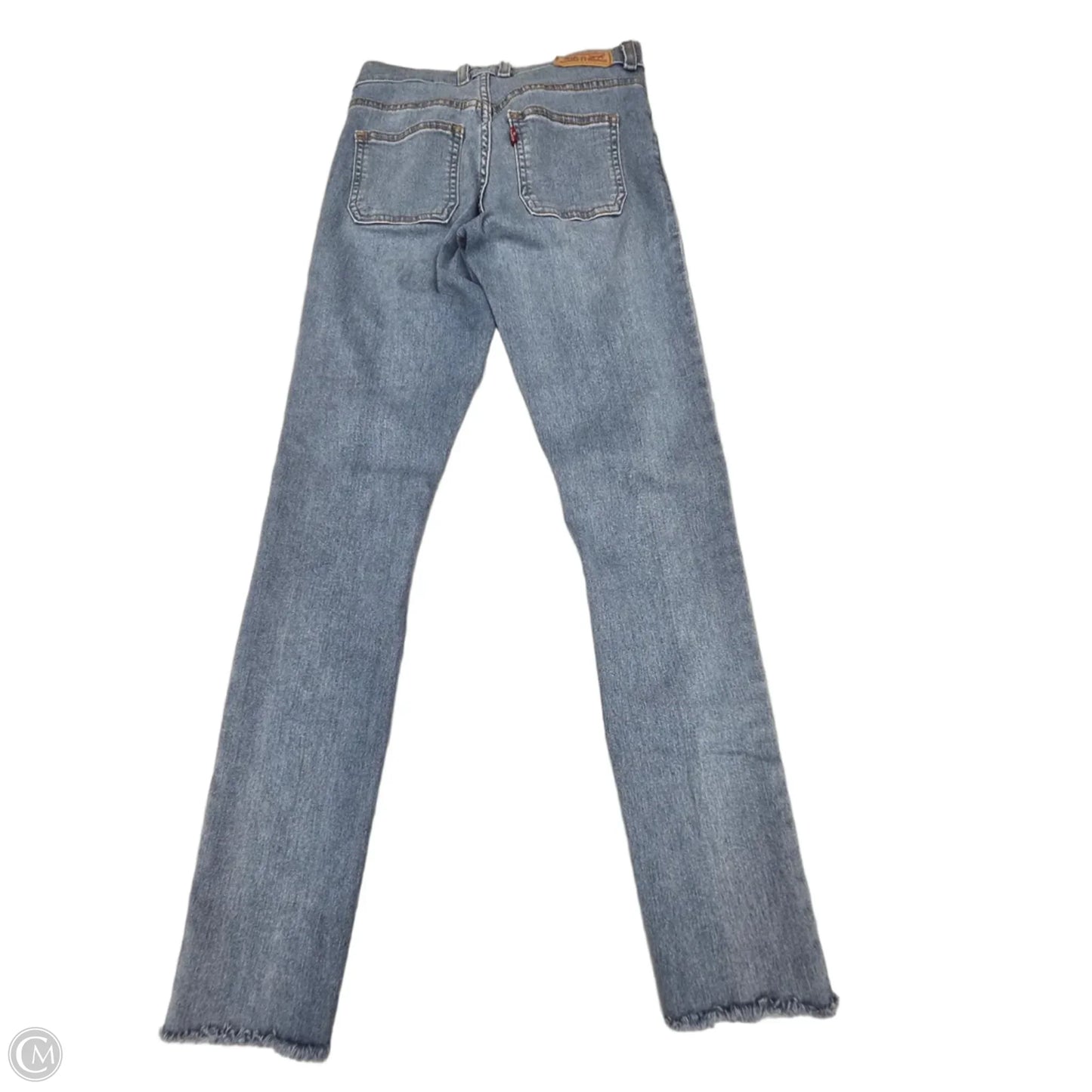 Jeans Skinny By Levis In Blue Denim, Size: 0