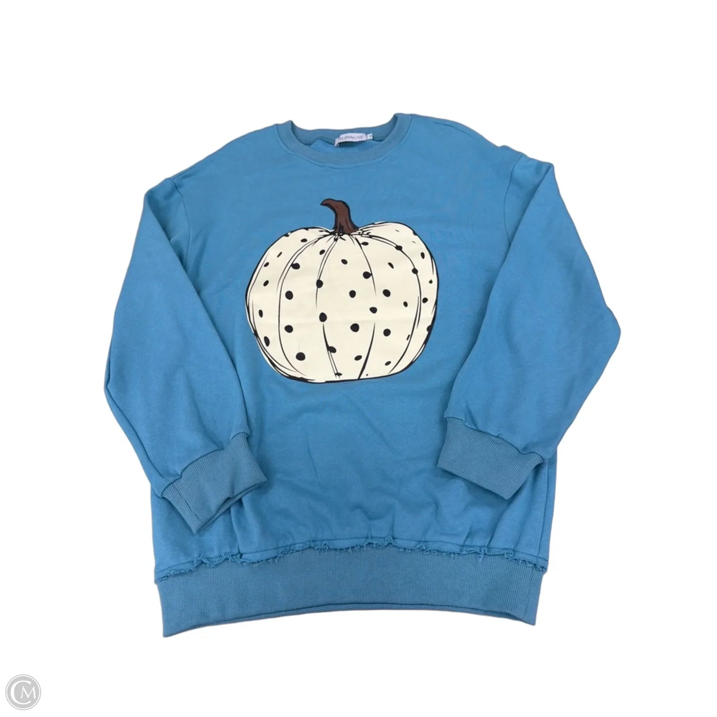 Sweatshirt Crewneck By Miss Sparkling In Blue, Size: S
