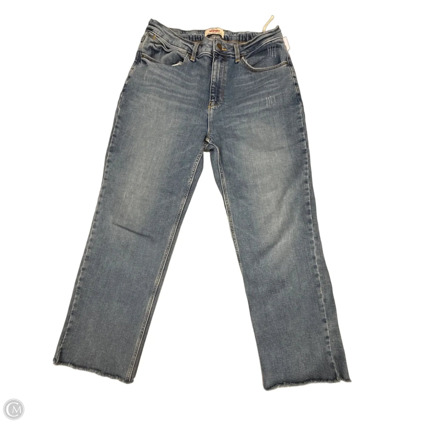 Jeans Straight By Wrangler In Blue Denim, Size: 8