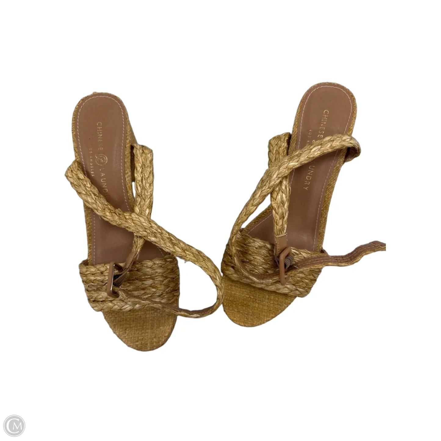 Sandals Heels Block By Chinese Laundry In Tan, Size: 10