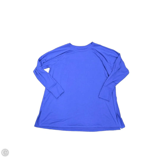 Top Long Sleeve By Tek Gear In Purple, Size: 2x