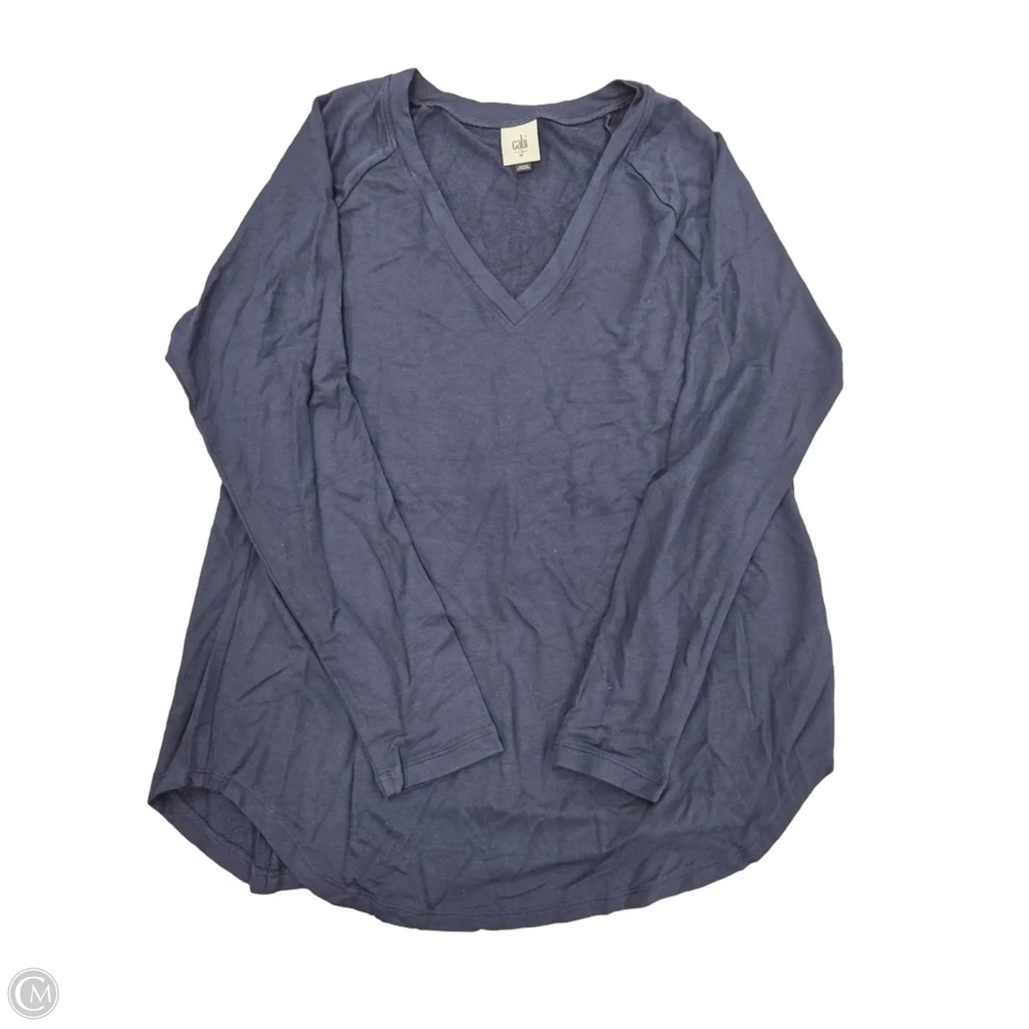 Top Long Sleeve By Cabi In Navy, Size: M