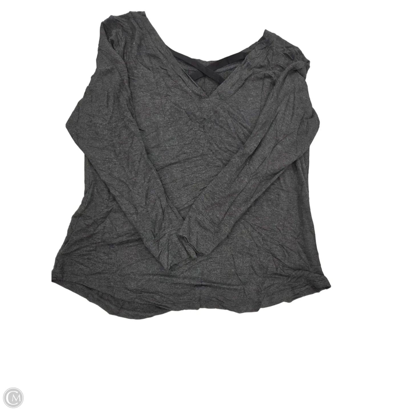 Top Long Sleeve By Cabi In Grey, Size: L