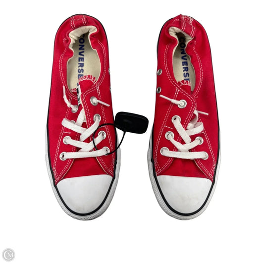 Shoes Flats By Converse In Red, Size: 9