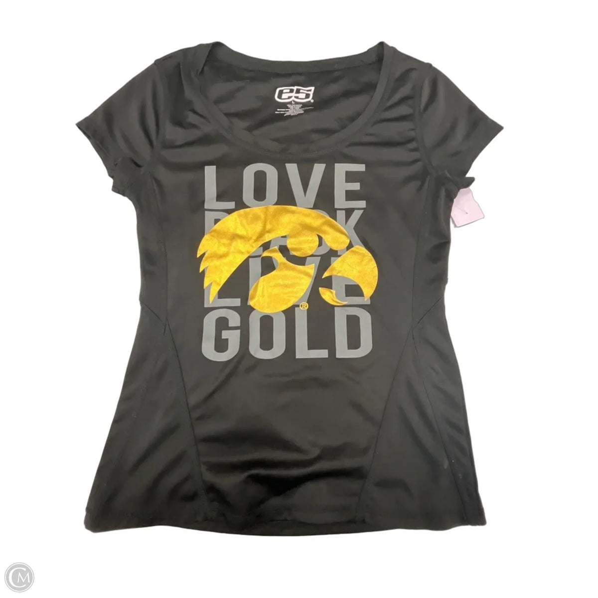 Top Short Sleeve Basic By Cme In Black, Size: L