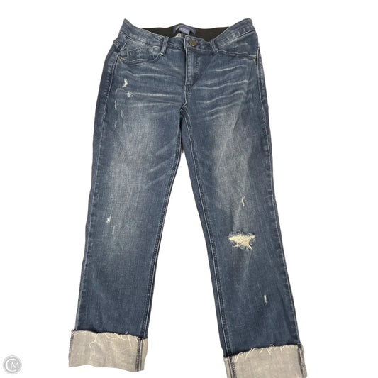 Jeans Cropped By Democracy In Blue Denim, Size: 4