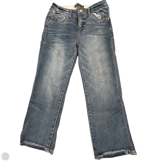Jeans Straight By Democracy In Blue Denim, Size: 4p