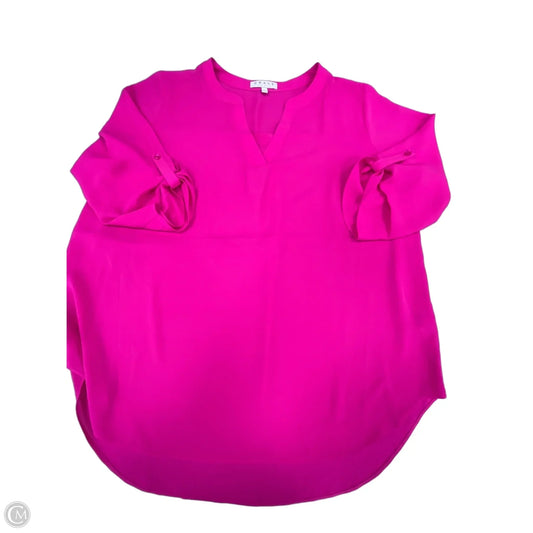 Top Long Sleeve By Chaus In Pink, Size: 1x