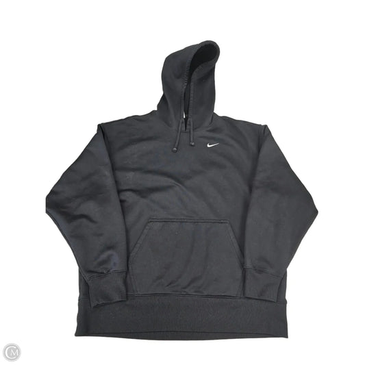 Sweatshirt Hoodie By Nike In Black, Size: S